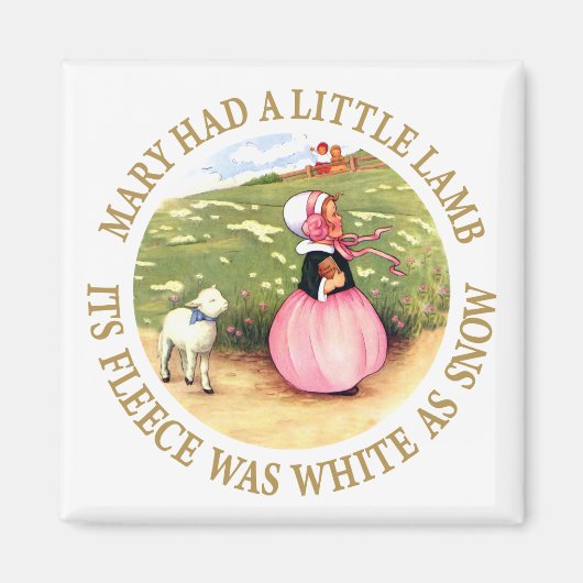 メアリーは小羊を飼っていた マグネット (正面)