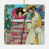 メアリーは庭の成長の仕方に全く反対だ セラミックオーナメント (裏面)