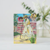 メアリーは庭の成長の仕方に全く反対だ ポストカード (スタンド正面)