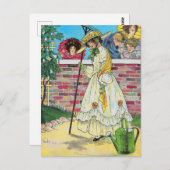 メアリーは庭の成長の仕方に全く反対だ ポストカード (正面/裏面)