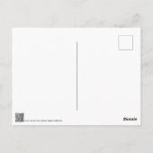 メアリーは庭の成長の仕方に全く反対だ ポストカード (裏面)