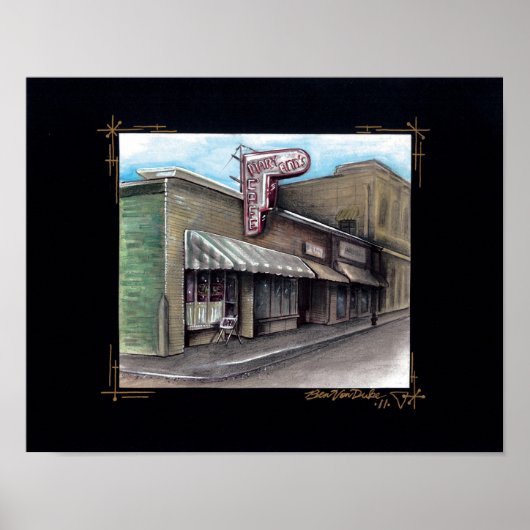 メアリーアンカフェ ポスター (正面)