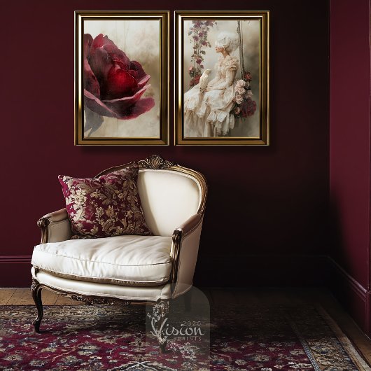 メアリーアントワネットポートレートバード&バラフローラ 薄葉紙