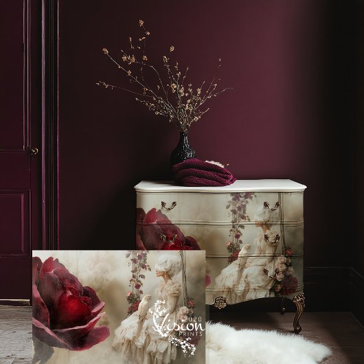 メアリーアントワネットロマンスポートレートバード&フローラ 薄葉紙