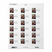 メアリーイエスアンドエンジェルヴィンテージ住所 シール (フルシート)