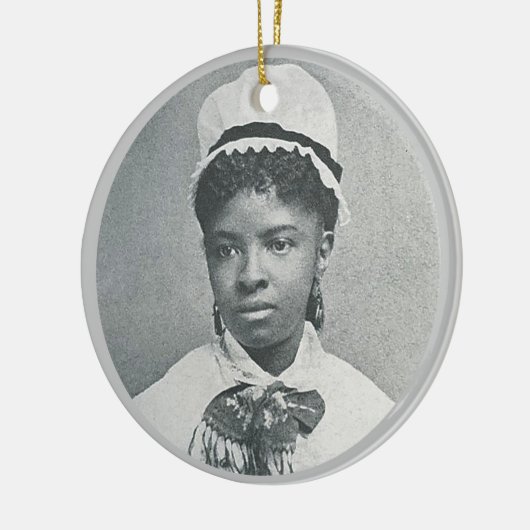 メアリーイライザマホニーファーストブラックナースRN セラミックオーナメント (左)