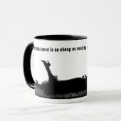 メアリーウォートリーモンタグ引用文オン読ズ マグカップ (正面左)