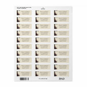 メアリーエンジェルガブリエルの受胎告知 ラベル (フルシート)