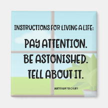 「メアリーオリバー引用文」マグネット