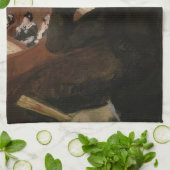 メアリーカサットインザローグ キッチンタオル (折り畳み)