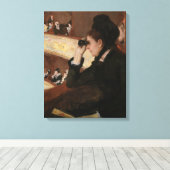 メアリーカサットインザローグ キャンバスプリント (インサイチュ (ウッドフロア))