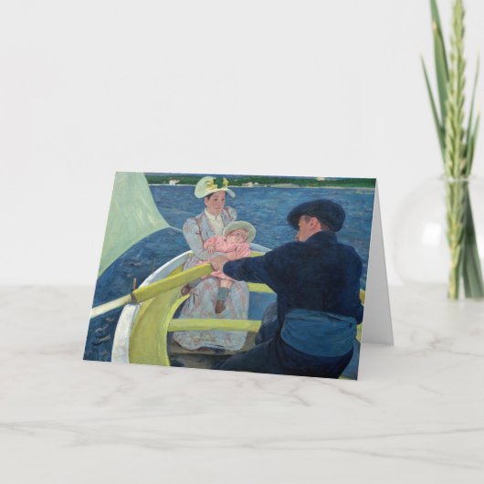 メアリーカサットザボートパーティー カード (正面)