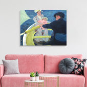 メアリーカサットザボートパーティー キャンバスプリント (インサイチュ (リビング))