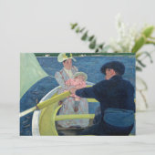 メアリーカサットザボートパーティー サンキューカード (スタンド正面)