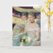 メアリーカサットザローグ カード (黄色い花)