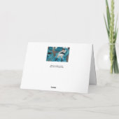 メアリーカサット小さな女の子インアブルーアームチェア カード (裏面)