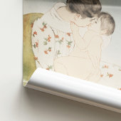 メアリーカサット母キスマザーチャイルドアート ポスター