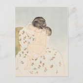 メアリーカサット母キスマザーチャイルドアート ポストカード (正面)