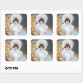 メアリーカサット – ポートレートルイースオーロレヴィレボウフ スクエアシール (シート)