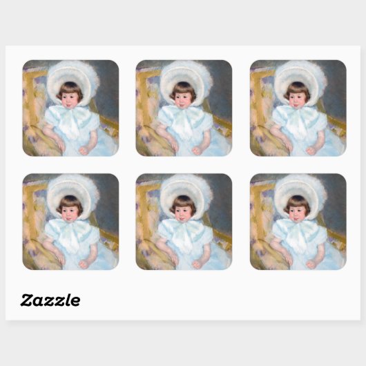 メアリーカサット – ポートレートルイースオーロレヴィレボウフ スクエアシール (シート)