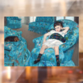 メアリーカサット – 小さな女の子インアブルーアームチェア ウィンドウサイン (シート2)