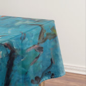 メアリーカサット – 小さな女の子インアブルーアームチェア テーブルクロス (インサイチュ)