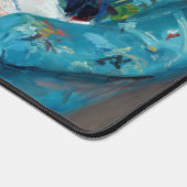 メアリーカサット – 小さな女の子インアブルーアームチェア デスクマット (コーナー)