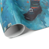 メアリーカサット – 小さな女の子インアブルーアームチェア ラッピングペーパー (ロールコーナー)