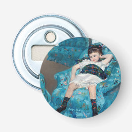 メアリーカサット – 小さな女の子インアブルーアームチェア 栓抜き