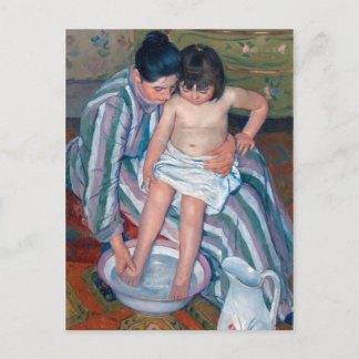 メアリーカッサットアメリカンアートザ子供ス絵画バス ポストカード