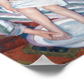 メアリーカッサットザチャイルドズバスペインメントアートプリント ポスター (角)