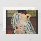 メアリーカッサットチャイルドズバス絵画ズ ポストカード (正面/裏面)