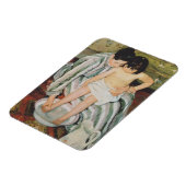 メアリーカッサットチャイルドズバス絵画ズ マグネット (左側)