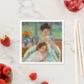 メアリーカッサットヨンマザー裁縫 スタンダードカクテルナプキン (インサイチュ)