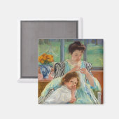 メアリーカッサットヨンマザー裁縫 マグネット (正面/裏面)