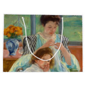 メアリーカッサットヨンマザー裁縫 ラージペーパーバッグ (裏面)