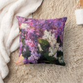 メアリーカッサットライラックスピロー クッション (ブランケット)