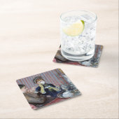 メアリーカッサット・アフタヌーンティー スクエアペーパーコースター (インサイチュ)