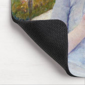 メアリーカッサット・ガーデンの少女 マウスパッド (コーナー)