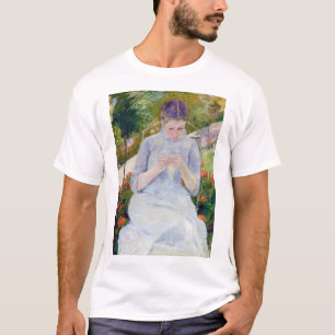 メアリーカッサット・ガーデンの少女 Tシャツ