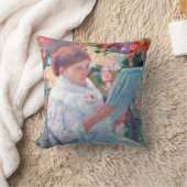 メアリーカッサット クッション (ブランケット)