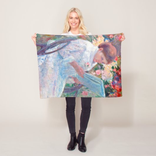 メアリーカッサット フリースブランケット (インサイチュ)