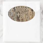 メアリークイーンスコット古代貨幣 楕円形シール (バッグ)