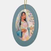 メアリークリスマスとアドベントオーナメント セラミックオーナメント (左)