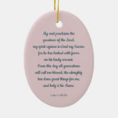 メアリークリスマスとアドベントオーナメント セラミックオーナメント (裏面)