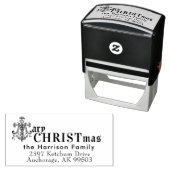 メアリークリスマスカトリックヴァージンメアリークロスホリデイ セルフインキングスタンプ (インサイチュ)