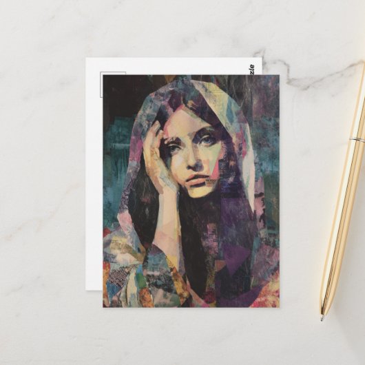 メアリーコラージュ ポストカード (正面/裏面インサイチュ)