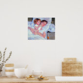 メアリースティーブンソンカサットブレックファーストインベッド ポスター (キッチン)