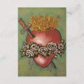 メアリーハートカードの無垢祈りの言葉 サンキューカード (正面)