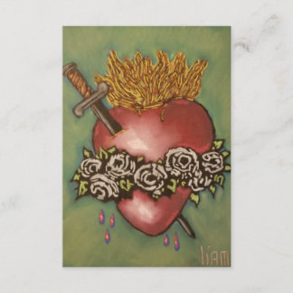 メアリーハートカードの無垢祈りの言葉 サンキューカード